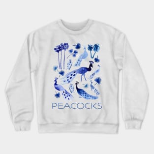 Peacocks Crewneck Sweatshirt